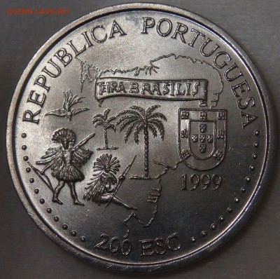 Португалия 200 эскудо 1999 UNC Бразилия 11.04.18 (ср. 22-30) - DSC02109.JPG