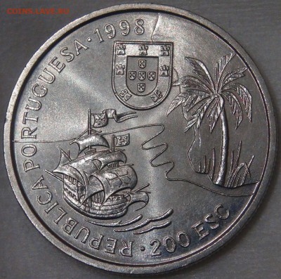 Португалия 200 эскудо 1998 UNC Африка 11.04.18 (ср. 22-30) - DSC02069.JPG