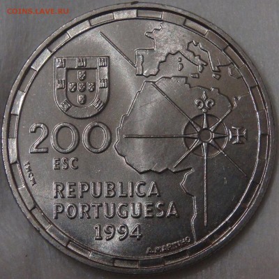 Португалия 200 эскудо 1994 UNC Разделение зон 11.04.18 22-30 - DSC01975.JPG