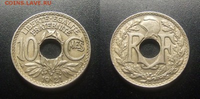 МОНЕТЫ МИРА 03-18 - Франция – 10 сантимов (1921)
