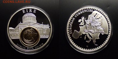 МОНЕТЫ МИРА 03-18 - Медаль (Ирландия, Дублин, Здание четырёх судов) (памятная медаль, посвященная...) (d-50мм)