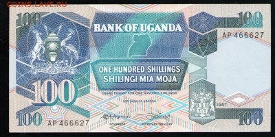 ГАНДА 100 ШИЛЛИНГОВ 1987 UNC - 17 001