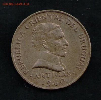 УРУГВАЙ 5 СЕНТЕСИМО 1960 - 4 001