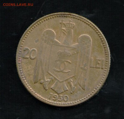 РУМЫНИЯ 20 ЛЕЙ 1930 - 21 001