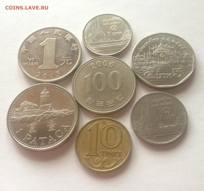 7 монет Азии , до 15.04.18г. - a-6