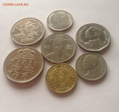 7 монет Азии , до 15.04.18г. - a-9