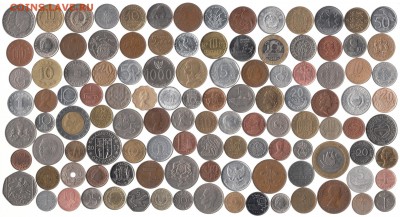 Иностранные монеты 115 шт. до 12.04 в 22.00 - 1
