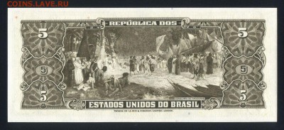 Бразилия 5 крузейро 1962-1964 aunc до 16.04.18 22:00 мск - 1