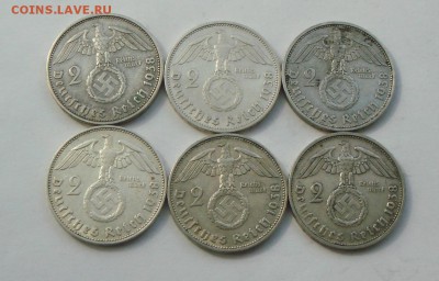 2 марки 3-й Рейх 37,38,39 17 штук - DSC09726.JPG