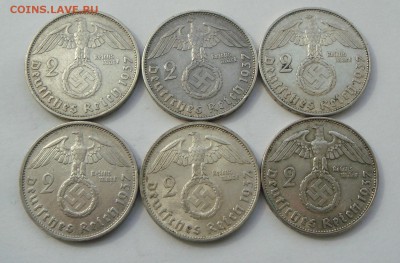 2 марки 3-й Рейх 37,38,39 17 штук - DSC09714.JPG