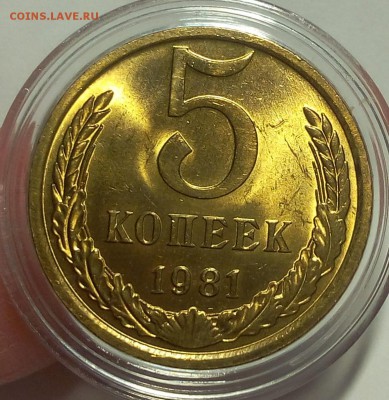 5 КОПЕЕК 1981г мешковой UNC до 11.04.18 - IMG_20180410_211704.JPG