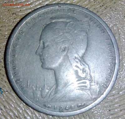 1cent 1929,quarter dollar 1980F,2 F 1948- Французское сомали - IMG_20180410_231853