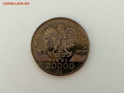 ПОЛЬША,20000 злотых 1993г(Ласточка)!до 13.04.2018 - IMG_20180401_114434_HDR