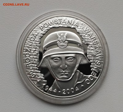 ПОЛЬША,10 злотых 2004г(60 лет восс-я в Варшаве)!до14.04.2018 - фото 3 марта 2018 008