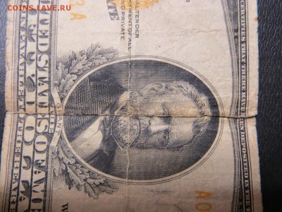 50 долларов США 1928 год. Золотой сертификат. - 002.JPG