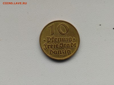 ДАНЦИГ,10 пфеннигов 1923г(алюм.бронза)!до 15.04.2018 - IMG_20180228_131649