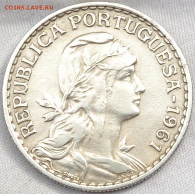 Португалия 1 эскудо 1961. 14. 04. 2018. в 22 - 00. - DSC_0824