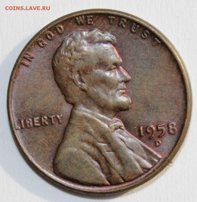 С 1 РУБ. USA ONE CENT 1958г."D" до 18.04 в 22-00 - IMG_1790.JPG