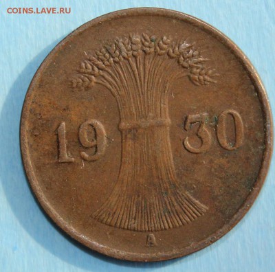 С 1 РУБ. ГЕРМАНИЯ 1 пфенниг 1930г."А" до 18.04 в 22-00 - IMG_1738.JPG