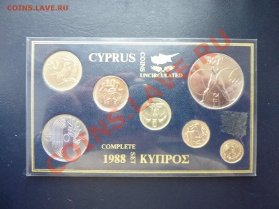 Банковский Набор монет КИПРА-1988г.ОЛИМПИЙСКАЯ СИМВОЛИКА - MEMO0006.JPG
