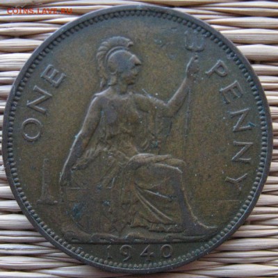 Великобритания 1 пенни 1940 год - something-maks-a1