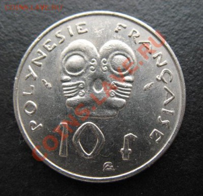 Полинезия (франц), 1985 г, 10 фр, до 19.04 в 21-00 мск - фр полин а