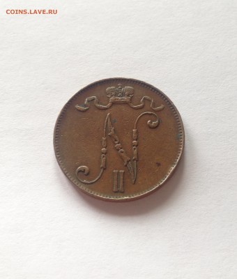 5 пенни 1906г. Русская Финляндия , до 19.04.18г. - 5p6-1