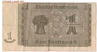 ГЕРМАНИЯ РЕНТЕНМАРКА 1937 ДО 19.04.2018 В 22.00МСК (Е900) - 1-1937м1