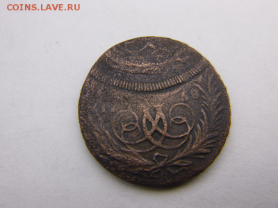 Копейка 1758 год. Смещение с двойным ударом. - Без названия