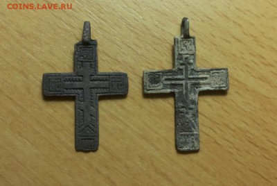 крест нательный 17-18в ( 11 ) 2 шт до 21.04 - крест 11 1