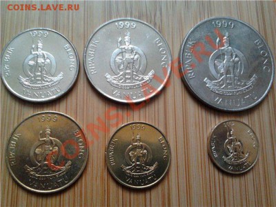 Вануату, набор из 6 монет 1990-…гг., до 21.04.11г. 22:00мск - 114