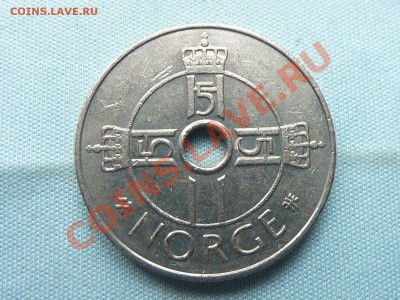С РУБЛЯ 1 крона НОРВЕГИЯ с дырочкой   до 22.04.11 в 22-00 - MEMO0018.JPG