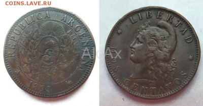 Аргентина 2 сентаво 1893 до 22.04 - 72693597
