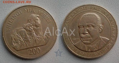 Танзания 200 шиллингов 1998 до 22.04 - 47573859