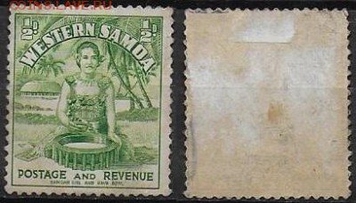 Западное Самоа 1935. ФИКС. WS 75. Этнография - Самоа WS 75