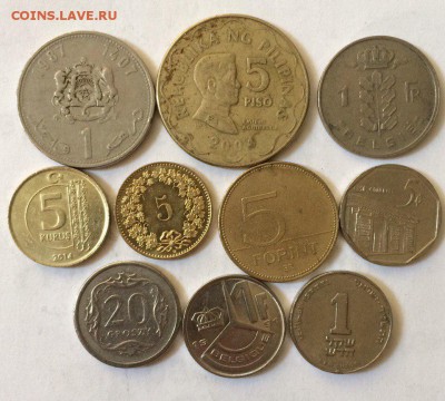 10 разных иностранных монет 19.04.2018 22:00 - EelmcCLxe7I