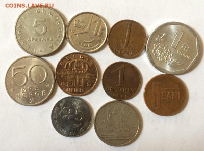 10 разных иностранных монет 19.04.2018 22:00 - l2AYc7OsrF8