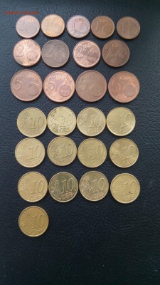 Евро центы:1,2,5,10,20,50 с номинала до 21.04.18 - IMG_20180418_085907
