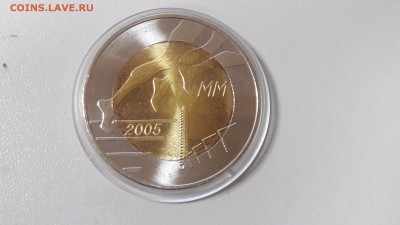 5 евро 10-й ЧМ по лёгкой атлетике. UNC. Финляндия, до 24.04 - 5евро финл-2