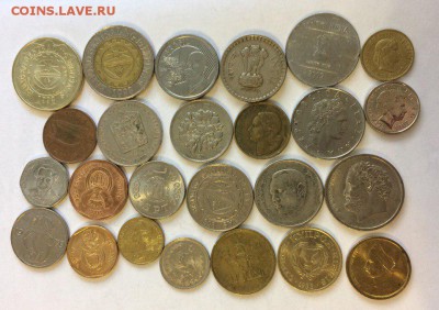 50 разных иностранных монет 19.04.2018 22:00 - a