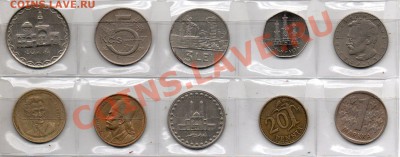 разные иностранные монеты 	Сообщение - третий