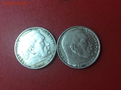 Две монеты 2 марки Германия 1937,1938 до 22.04.18 - 04C53A73-F579-4FCD-BFDC-E744440260A7