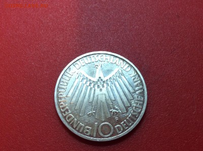 10 марок 1972 ФРГ Олимпиада  до 22.04.18 - 68B13C73-030A-4864-ADD9-0719267E2A6B
