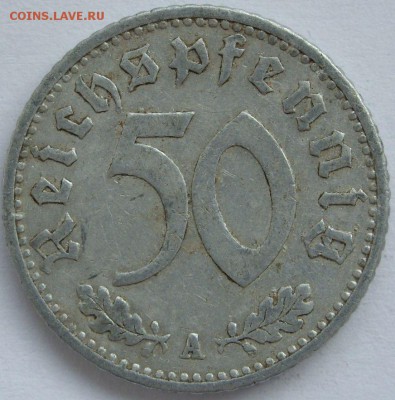 50 пфеннигов 1935 A. С 1 рубля. - 50 пф 1935 A - 1