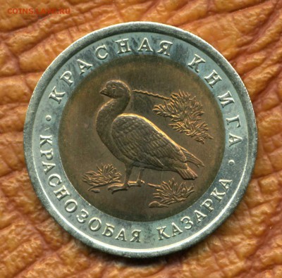 10 руб. 1992 г. Краснозобая казарка до 24.04.18. 22-00 мск - img460