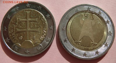 2 евро Германия и Словения 2011. Оценка. - IMG_4827-1