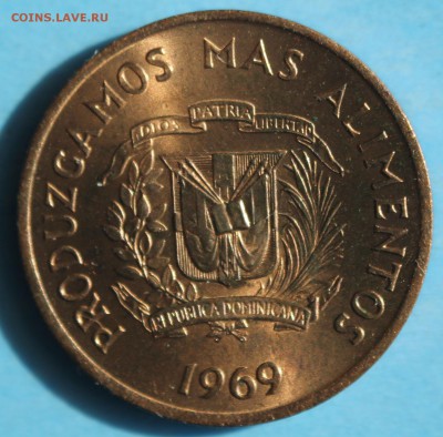 С РУБ. ДОМИНИКАНА 1с 1969г. В БЛЕСКЕ  до 25.04 в 22-00 - IMG_2096.JPG