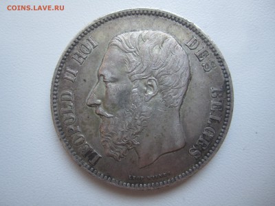 Бельгия, 5 франков 1873 с 1300 руб. до 22.04.18 20.00МСК - IMG_5036.JPG