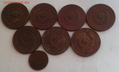 2 копейки 1924. 7шт. Полкопейки 1925г. До 23.04.2018 в 22.00 - 20180420_093651-1