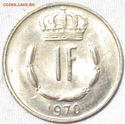 Люксембург 1 франк 1970 ;5 франк 1971.22. 04. 2018.в 22 - 00 - DSC_0880